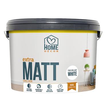 Home Decor Matt Emulsion Paint 10L White