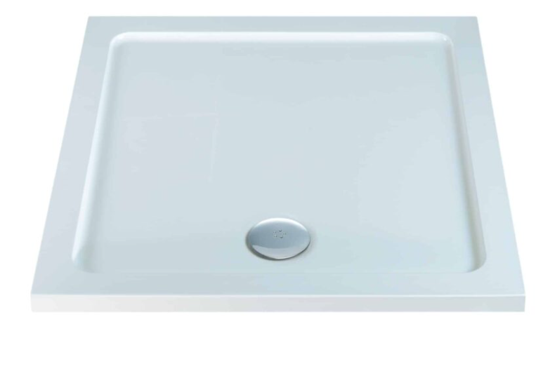 760mm SQUARE LOW PROFILE SHOWER TRAY