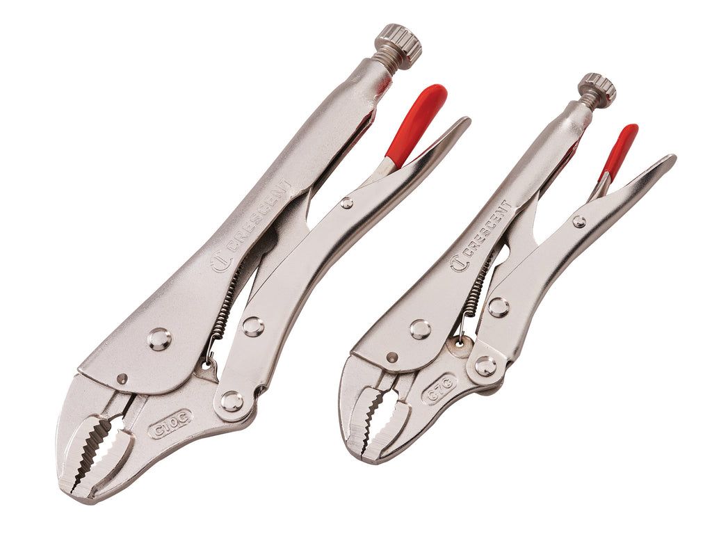 2 Piece Locking Plier Set