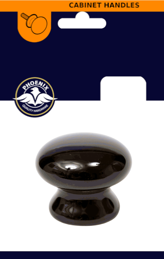 Black Knob Ceramic 35mm