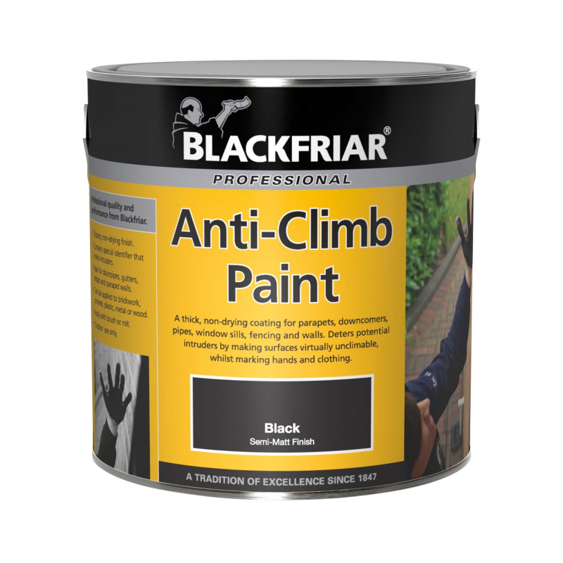 Blackfriar Prof Anti-Climb Paint 1L Black