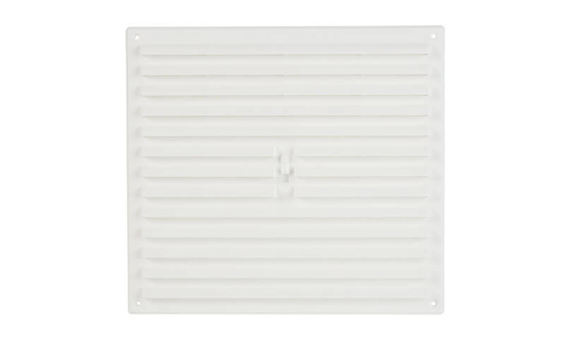Louvre Wall Vent 9x9 with flyscreen
