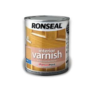 Ronseal Interior  Varnish 2.5lt Gloss Clear