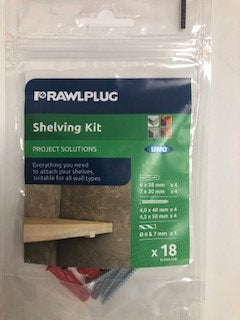 Rawlplug Shelving Kit